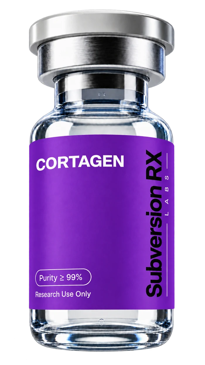 Cortagen research vial